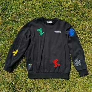 Adidas x Disney Goofy collab crewneck